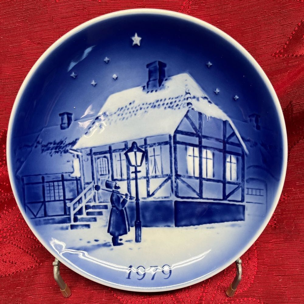 VTG 1979 Desiree Denmark The Old Street Lamp Plate